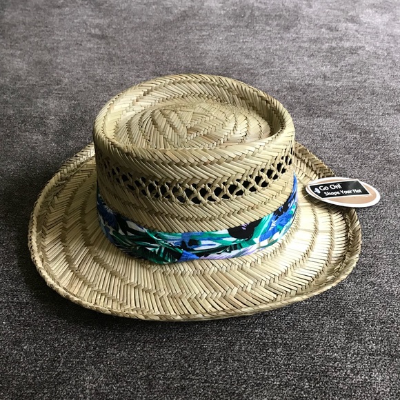 Men's Rush Straw Hat Hawaiian Band - Picture 4 of 5